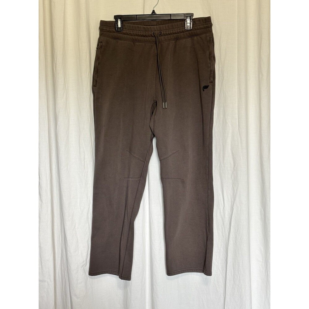 FABLETICS Men’s Straight Leg Sweat Pant in Taupe Slate - Size Large